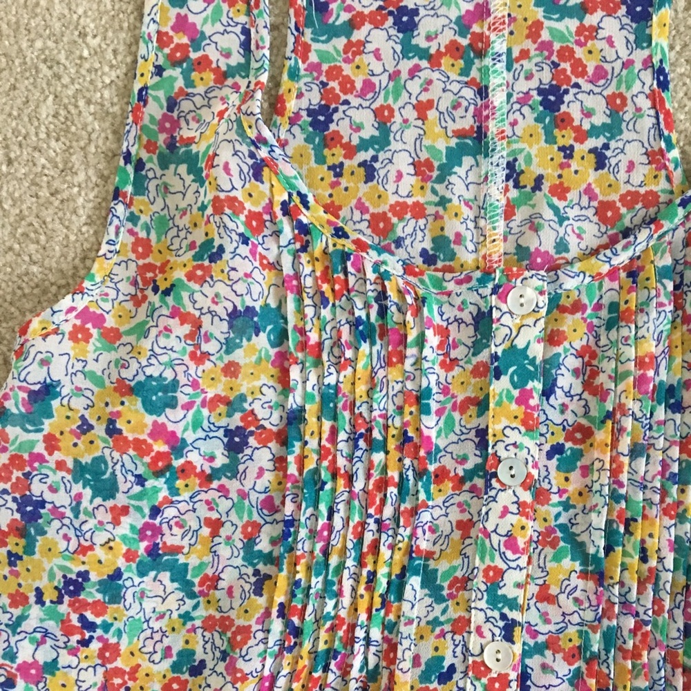 Forever 21 Floral Tank Top Tunic